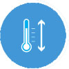 Breiter Temperaturbereich