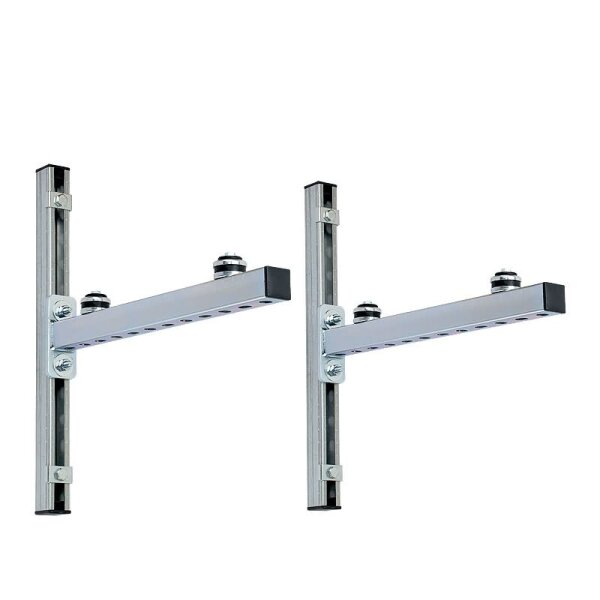 Müpro MPC-Konsolenset mit Schalldämmung, Länge: 800 mm Belastung bis zu 120 kg 2er Set