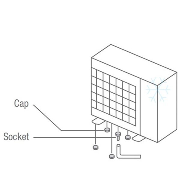 Mitsubishi Electric PAC-SH71DS-E (W) Kondensatablauf-Set