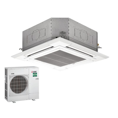 Mitsubishi Electric Set Deckenkassette 7,1 kW PLA-ZM71EA2 + Blende PLP-6EA + PUZ-ZM71VHA2 70 - 75 m²
