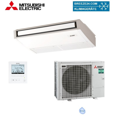 Mitsubishi Electric Set Deckenunterbaugerät PCA-M125KA2 + PUZ-ZM125YDA 12,5 kW 125 - 130m² R32 400V