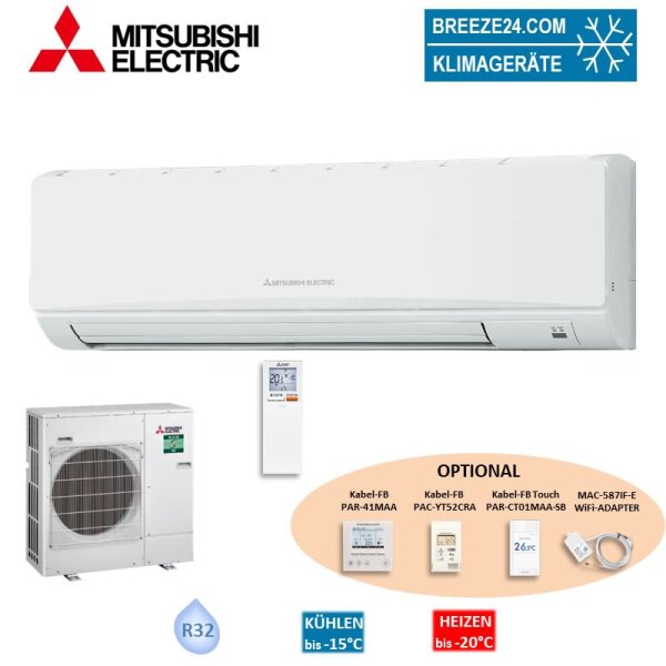 Mitsubishi Electric Set Wandgerät 6,1 kW - PKA-M60KAL2 + PUZ-ZM60VHA2 | Raumgröße 60 - 65 m² | R32