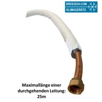 3/4" (19,05mm) Kältemittel-Einzelleitung...