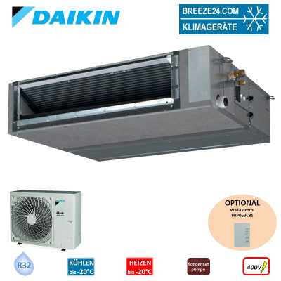 Daikin Set Kanalgerät 6,8 kW - FBA71A9 + RZAG71NY1 400V (Fernbedienung wählbar) R32 Klimaanlage