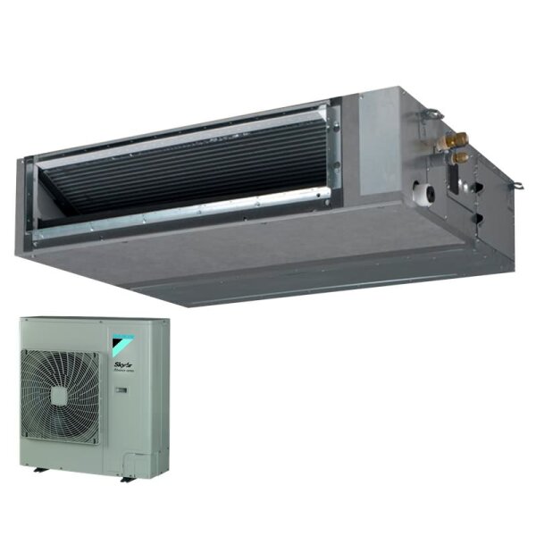 Daikin Set Kanalgerät 12,1 kW - FBA125A + RZASG125MY1 400V (Fernbedienung wählbar) R32 Klimaanlage