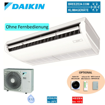 Daikin Set Deckenunterbaugerät SkyAir 5,7 kW - FHA60A9 + RXM60A Raumgröße 60 - 65 m² R32