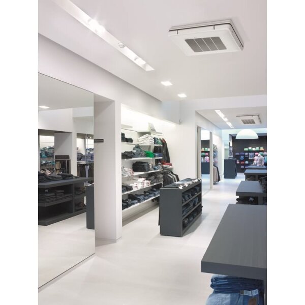 Daikin Deckengerät FUA125A 12,1 KW | 4-seitig ausblasend | Raumgröße 125 135 m² | R32 | R410A