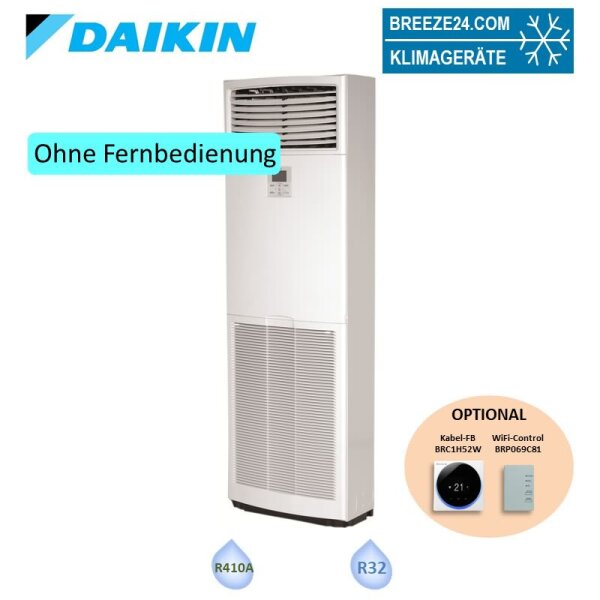 Daikin Tower 12,1 kW - FVA125A | Raumgröße 125 - 130 m² | Kühlen | Heizen | R32 oder R410A