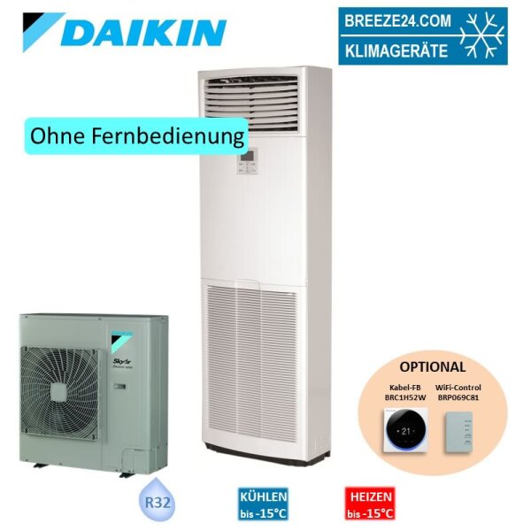 Daikin Set Tower/Standgerät 9,5 kW - FVA100A + RZAG100NV1 | R32 | Raumgröße 100 - 110 m²