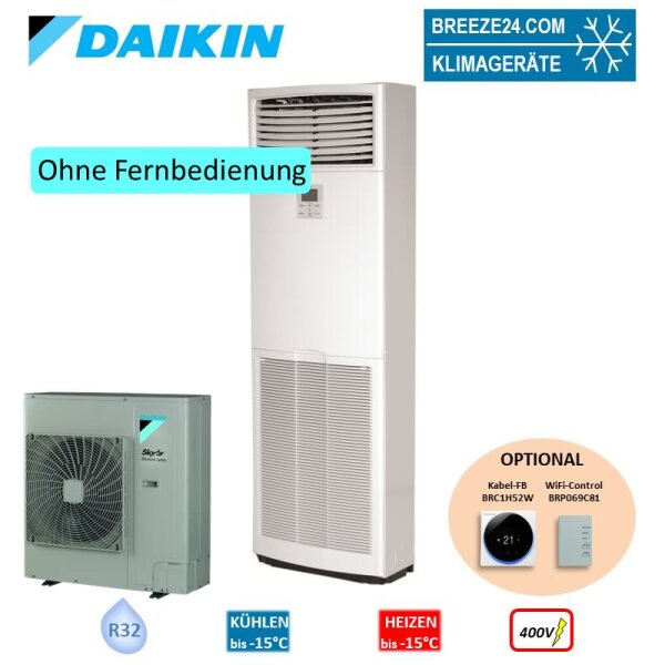 Daikin Set Tower/Standgerät 9,5 kW - FVA100A + RZAG100NY1 | R32 | Raumgröße 100 - 110 m² | 400V