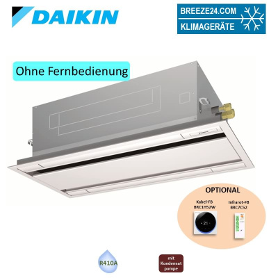 Daikin VRV 2-Wege-Deckenkassette 9,0 kW - FXCQ80A + Blende BYBCQ125H - R410A
