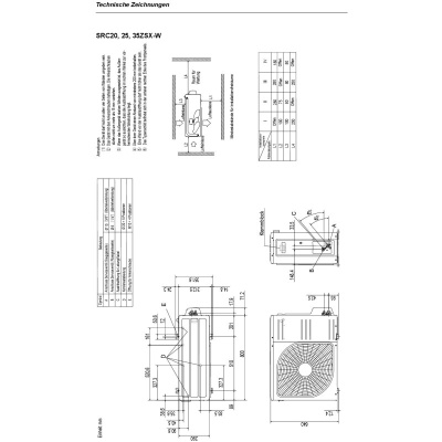 Mitsubishi Heavy Set Wandgerät 2,0 kW - SRK20ZSX-W + SRC20ZSX-W Raumgröße 20 - 25 m² | Auslaufmodell