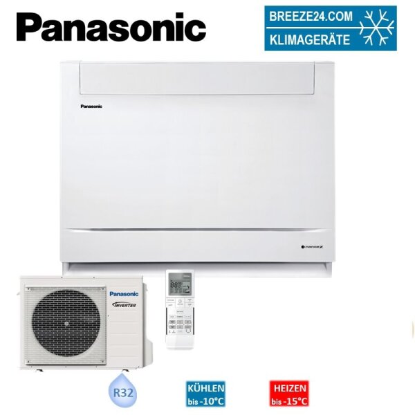 Panasonic Set Mini-Truhengerät 5,0 kW - CS-Z50UFEAW + CU-Z50UBEA | Raumgröße 50 - 55 m² | R32