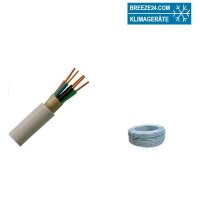 NYM-J  5 x 1.5 mm² Mantelleitung PVC Grau
