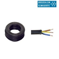 NYY-J 3 x 2.5 mm² Erdkabel Schwarz Elektroleitung