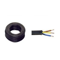NYY-J 3 x 2.5 mm² Erdkabel Schwarz Elektroleitung