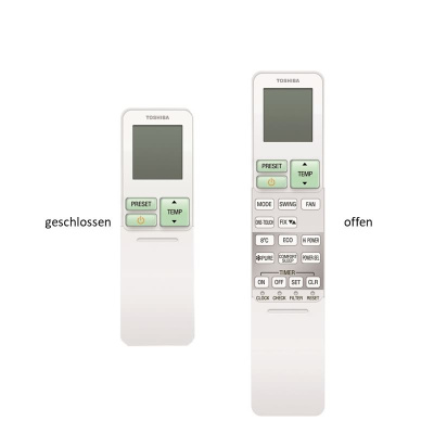 Toshiba Set Wandgerät Super Daiseikai 2,5 kW RAS-10PKVPG-E-WIFI + RAS-10PAVPG-E WiFi | Raum 25 - 30 m²