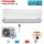 Toshiba Set Wandgerät Super Daiseikai 2,5 kW RAS-10PKVPG-E-WIFI + RAS-10PAVPG-E WiFi | Raum 25 - 30 m²