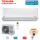 Toshiba Set Wandgerät Super Daiseikai 3,5 kW RAS-13PKVPG-E + RAS-13PAVPG-E WiFi | Raum 35 - 40 m²