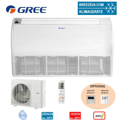 GREE Set Truhengerät 13,4 kW - GUD-140-ZD + GUD-140-WAX Raumgröße 140 - 150 m² | R32 | 400V