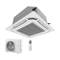 GREE Set 4-Wege-Deckenkassette 10,0 kW GUD100T1 + PANEL...