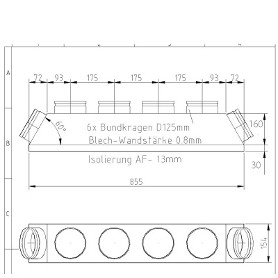 Fujitsu Kanaladapter für Fujitsu ARYG 18