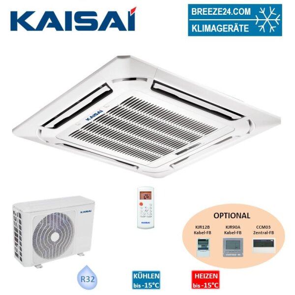 Kaisai Set Deckenkassette 7,0 kW - KCD-24HRG32X + KOX430-24HFN32X R32 Klimaanlage
