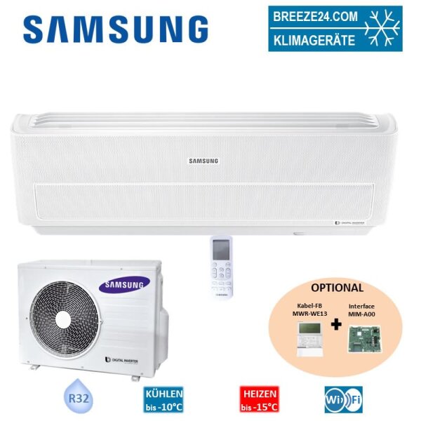 SAMSUNG Set Wandgerät WindFree 3,5 kW - AR 12 RXPXBWKN + AR 12 RXPXBWKX R32 | Auslaufmodell