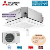 Mitsubishi Electric Set 4-Wege-Deckenkassette 2,5 kW -...