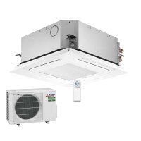 Mitsubishi Electric Set 4-Wege-Deckenkassette 2,5 kW -...