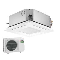 Mitsubishi Electric Set 4-Wege-Deckenkassette 2,5 kW -...