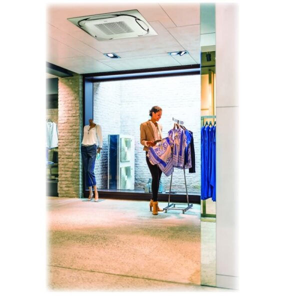 Daikin Deckenkassette 13,4 kW - FCAHG140H-1 mit Blende BYCQ140E standard weiß R32