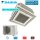Daikin Set Deckenkassette Euroraster silber 3,4 kW - FFA35A9-0 + Blende BYFQ60CS + RXM35A9 R32