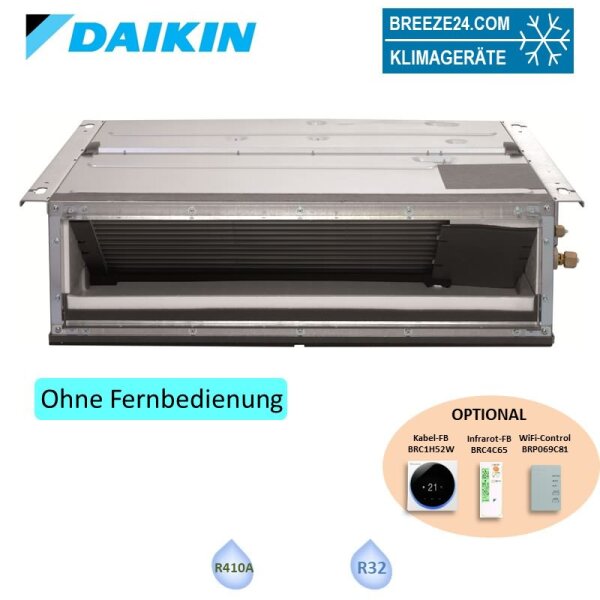 Daikin Kanalgerät 6,0 kW - FDXM60F9 R32 oder R410A | Raumgröße 60 - 65 m²