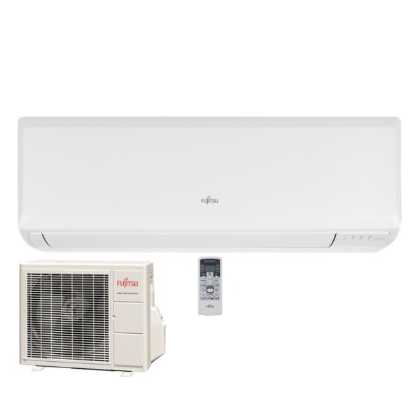 Fujitsu Set Wandgerät Basic eco 7,1 kW - ASYG24KLCA + AOYG24KLCA | Raumgröße 70 - 75 m² | R32