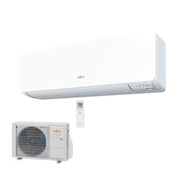 Fujitsu Set Wandgerät 2,5 kW - ASYG09KGTE + AOYG09KGCA | Raumgröße 25 - 30 m² | R32 | Auslaufmodell