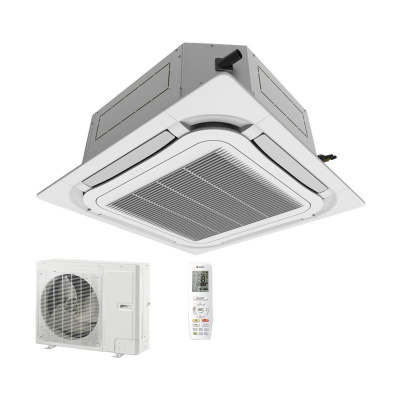 GREE Set 4-Wege-Deckenkassette 3,5 kW - GUD35T1 + Panel - TF05 +  GUD35W1/NhA-S R32 Klimaanlage