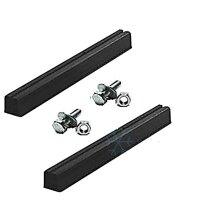 Aufstellbalken Set SB-1000 Kunststoff schwarz 1000mm...