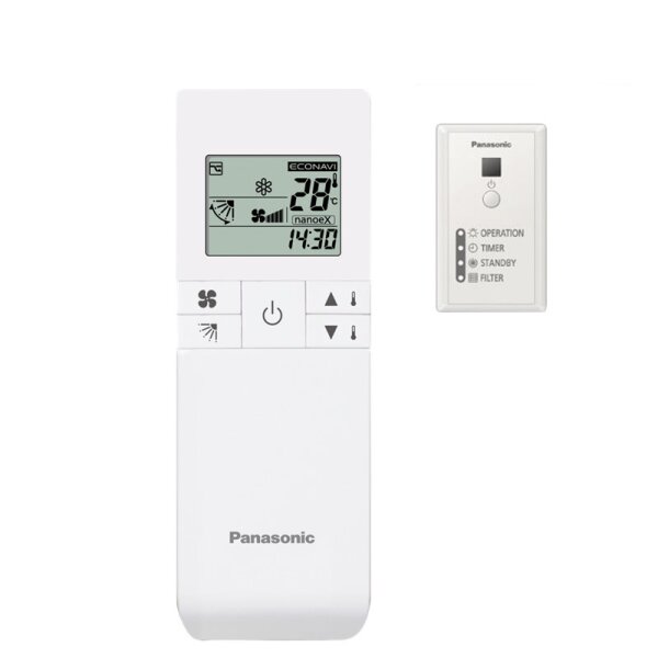 Panasonic CZ-RWS3 + CZ-RWRC3 Infrarot-Fernbedienung für PACi/ECOi/VRF Kanalgeräte