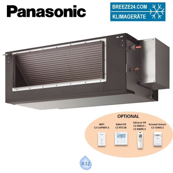 Panasonic Kanalgerät 19,5 kW - S-200PE4E mit hoher statischer Pressung R32