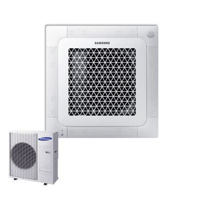 Samsung Set 5,0 kW - AC 052 RNNDKG Mini-Kassette Wind-Free + Blende PC4SUFMAN + AC 052 RXADKG R32 Klimaanlage BAC/NASA