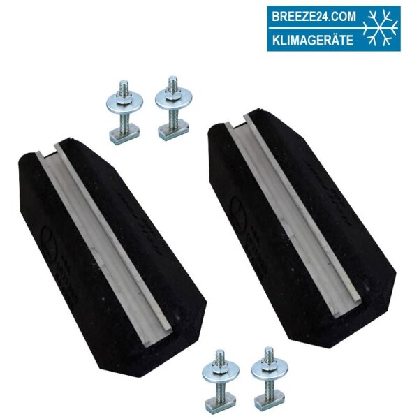Würth 2 x Dämpfungssockel SBR-1000X180X95MM-41/22 für Außengeräte