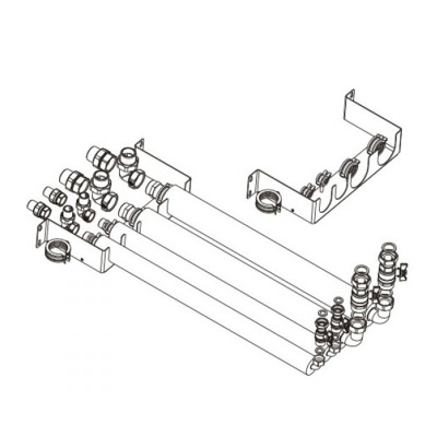 Panasonic PAW-ADC-PREKIT-1 Anschluss Montagesatz für Kombi-Hydromodule Aquare Generation J | H