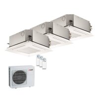 Mitsubishi Electric Set 4-Wege-Deckenkassette 2,5 kW 3 x...