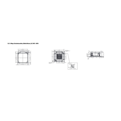 Mitsubishi Electric Set 2 x SLZ-M15FA + SLZ-M35FA + SLZ-M50FA + MXZ-4F72VF4 4-Wege-Deckenkassette