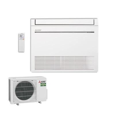 Mitsubishi Electric Set Kompakt Truhengerät 2,5 kW MFZ-KT25VG + SUZ-M25VA Raumgröße 25 - 30 m² | R32