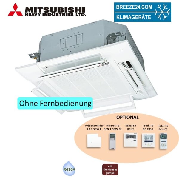 Mitsubishi Heavy 4-Wege-Deckenkassette 11,2 kW - FDT112KXZE1 Komfortpaneel KX R410A