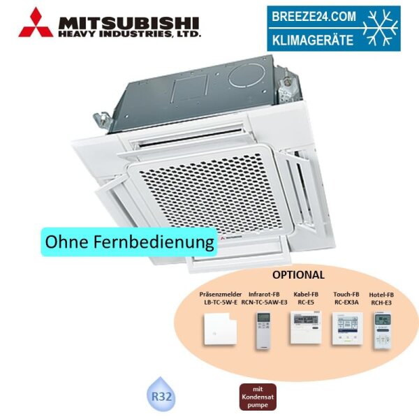 Mitsubishi Heavy FDTC40VH 4-Wege-Deckenkassette Komfortpaneel TC-PSAE-5AW-E (Nur Monosplit) 4,0 kW