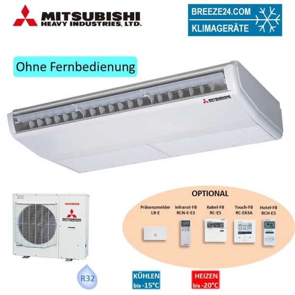 Mitsubishi Heavy Set Deckenunterbaugerät 13,6 kW - FDE140VH + FDC140VNA-W Raumgröße 140 - 145 m² R32