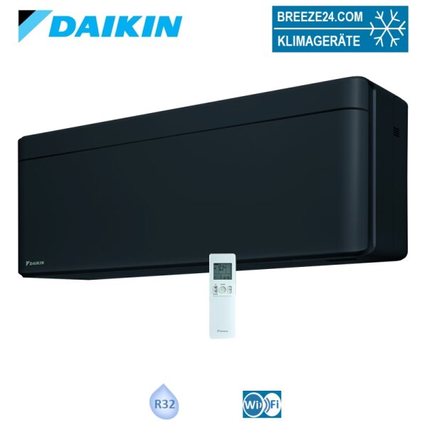 Daikin Wandgerät 5,0 kW Stylish WiFi schwarz FTXA50CB/BB | Raumgröße 50 - 55 m² | R32